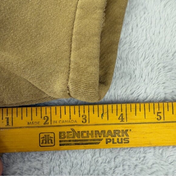 Yeezy Gap NWT Men's Sz XS Oversized Baggy Fleece Lined T Shirt Casual Comfy Tan - Picture 8 of 9